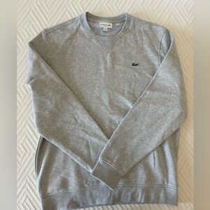 Lacoste men Heather grey sweater